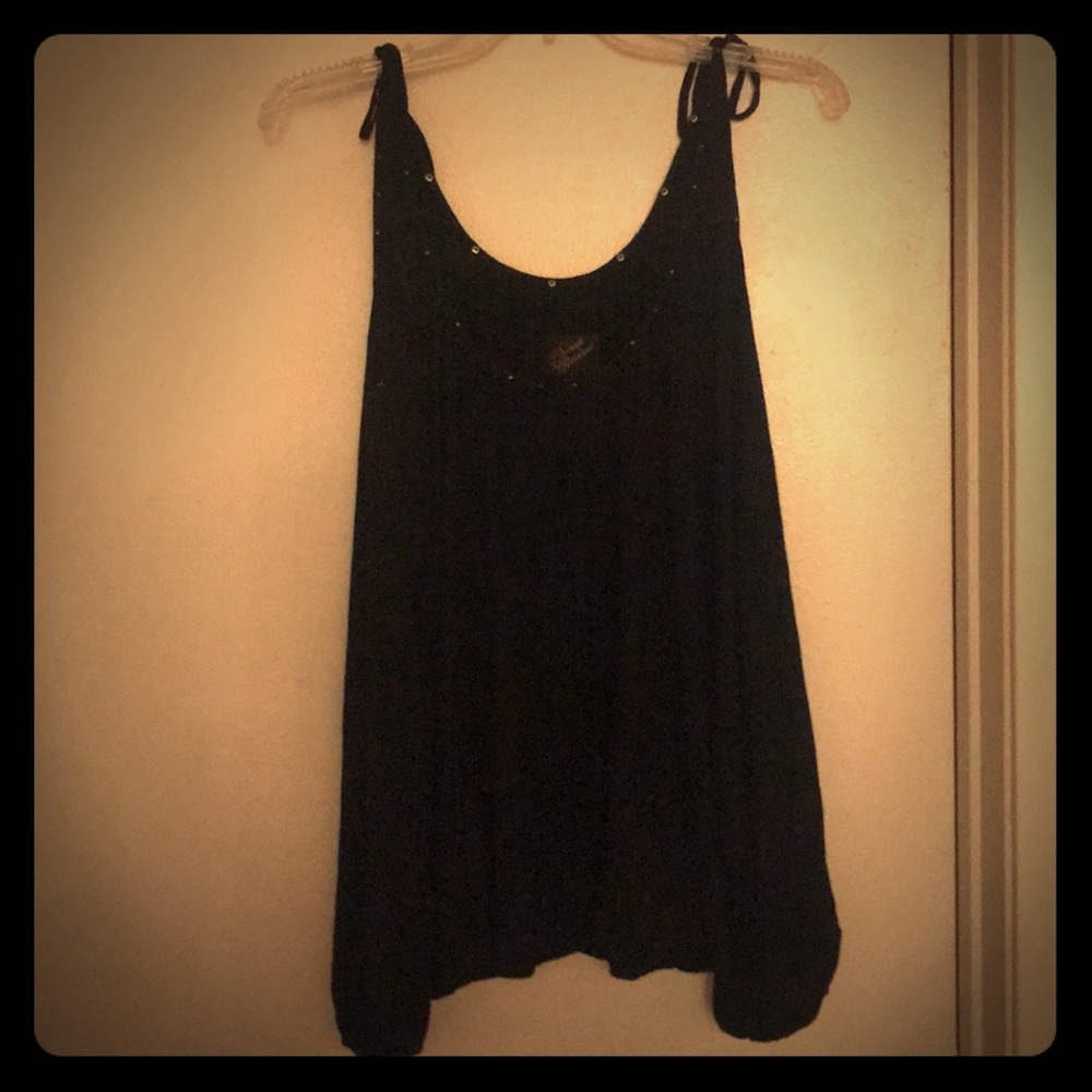 Black long sleeve top